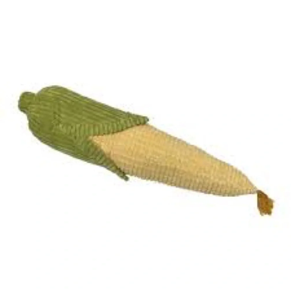 Petlou 29-inch Corn on the Cob plush squeaky toy designed for dogs. NWT